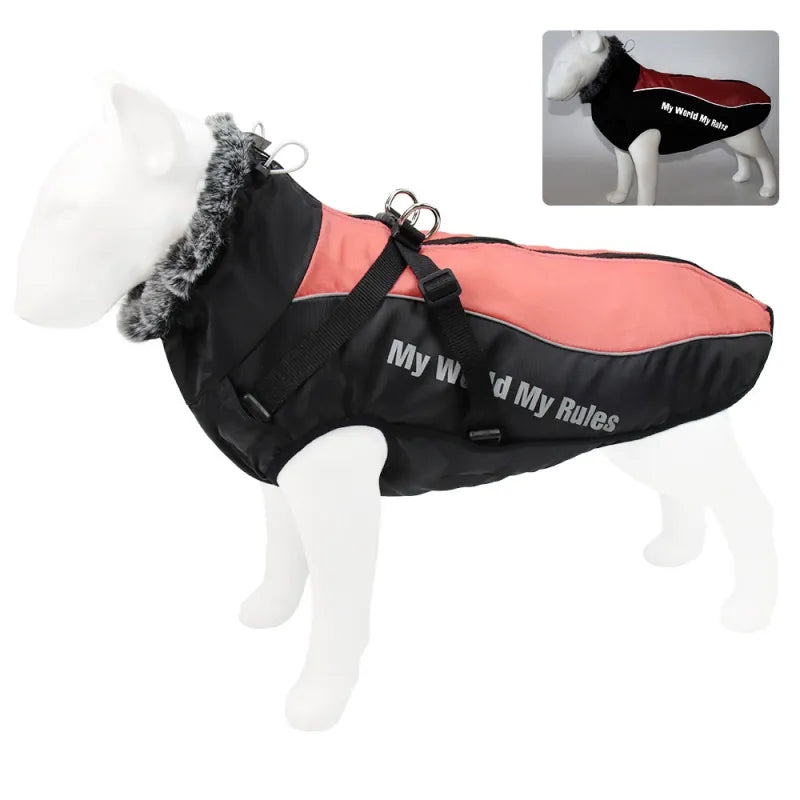 Pet Warm Reflective Padded Coat - Image 14