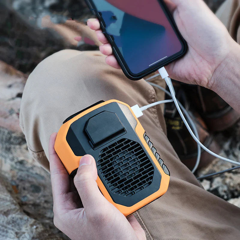 Portable Waist Fan And Power Bank - Image 3