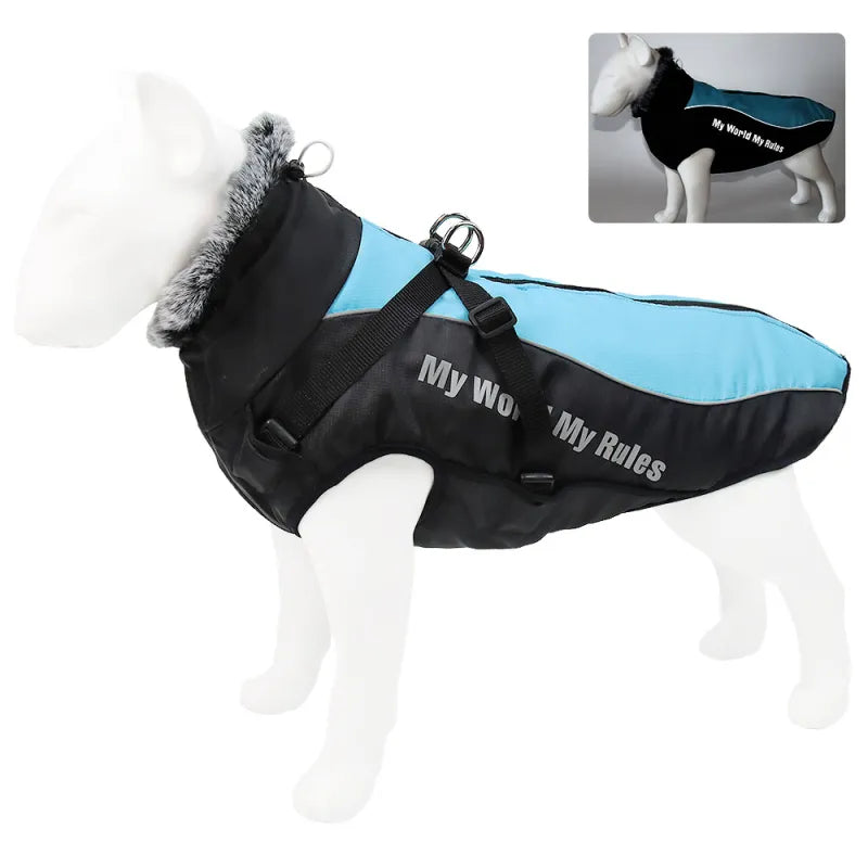 Pet Warm Reflective Padded Coat - Image 5