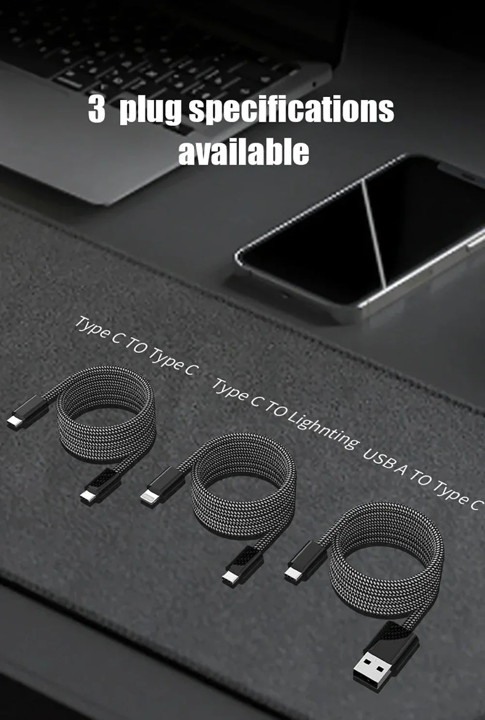Magnetic Retractable Fast Charging Data Cable - Image 16