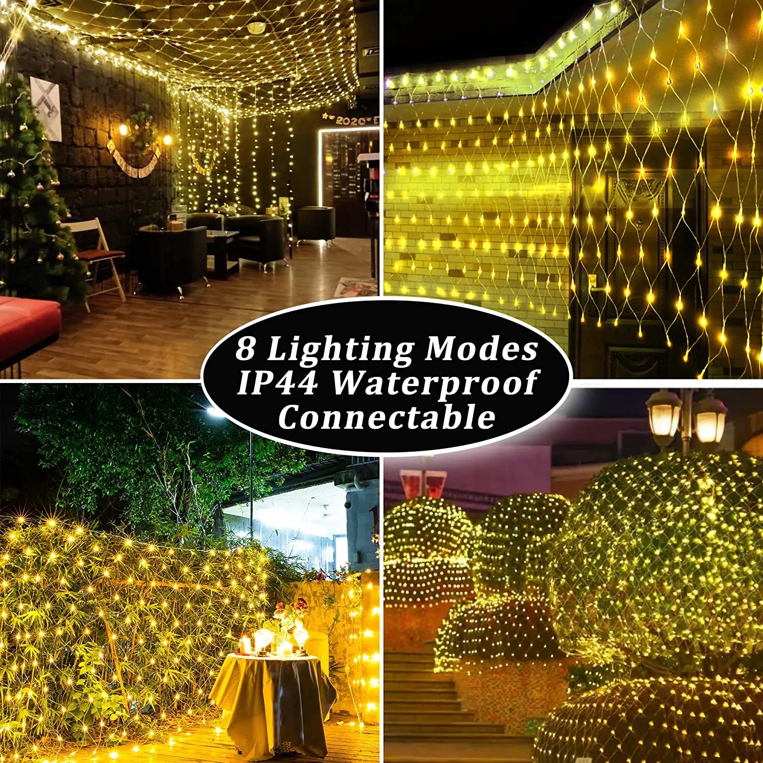 Net Mesh Solar Fairy Lights - Image 11