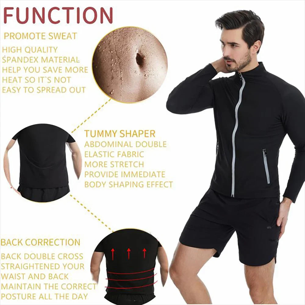 Sauna Sweat Compression Vest And Jacket - Image 6