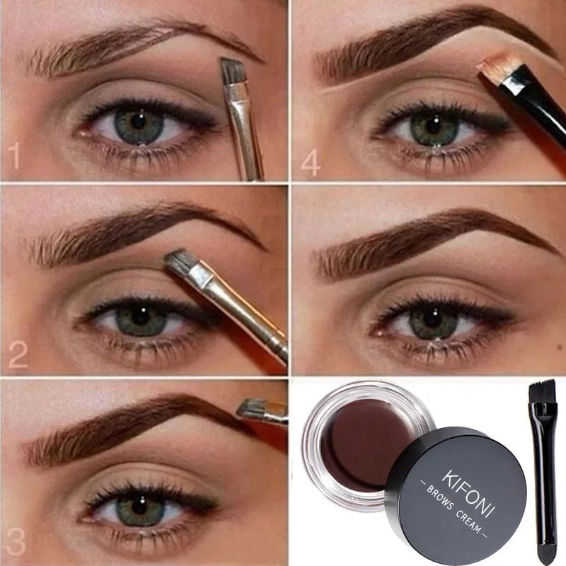 Kifoni 5 Colors Long-Lasting Waterproof Eyebrow Cream - Image 7