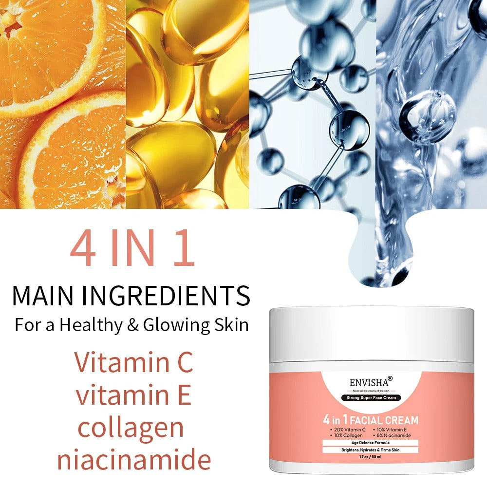 Envisha Collagen Anti-Aging Cream Moisturizing & Whitening With Vitamin C & Niacinamide - Image 4