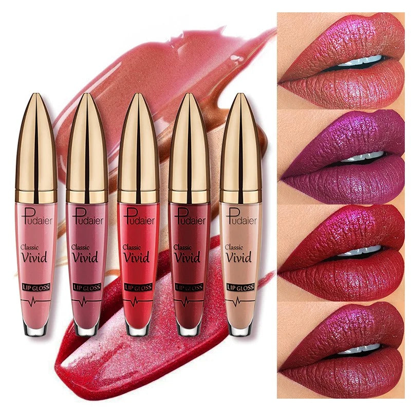 Fashion Matte Pearlescent Lip Gloss Non-Stick Cup Lip Glaze - Image 21