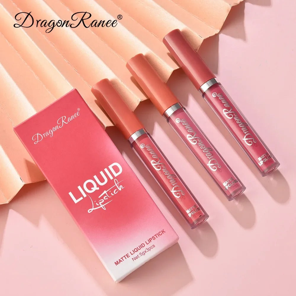 Korean Matte Lipstick Set Waterproof & Long-Lasting Makeup For Women - Image 7