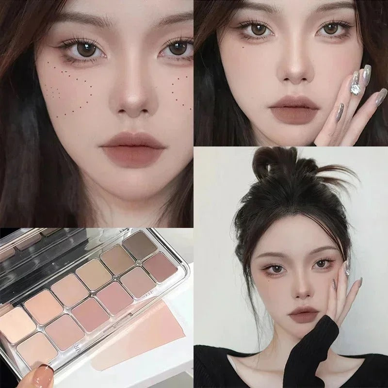 Waterproof Matte 12 Color Eye Shadow Palette - Image 6