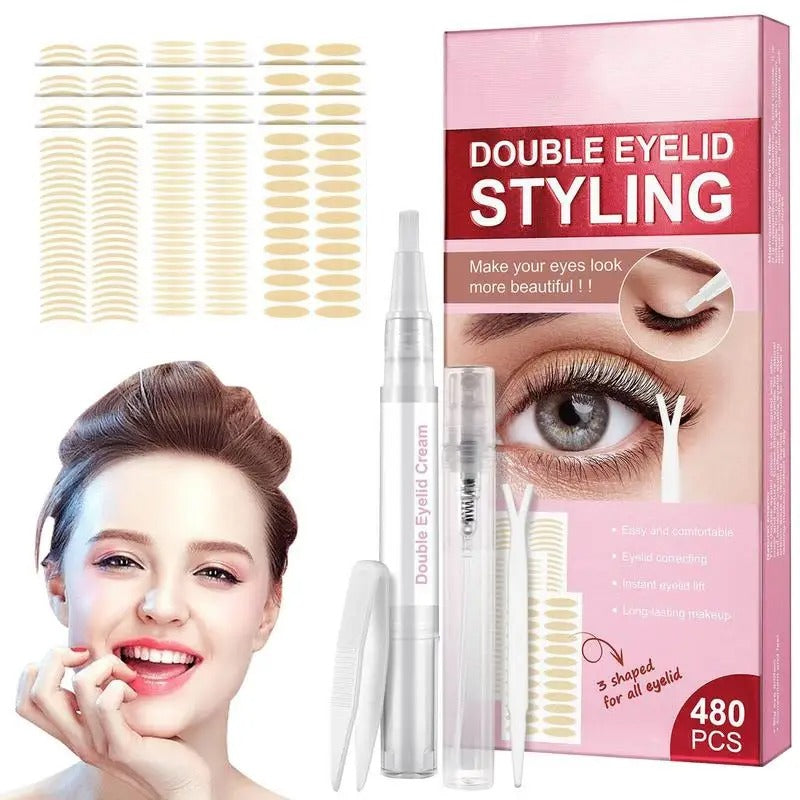Invisible Waterproof Double Eyelid Tape - 480Pcs - Image 3
