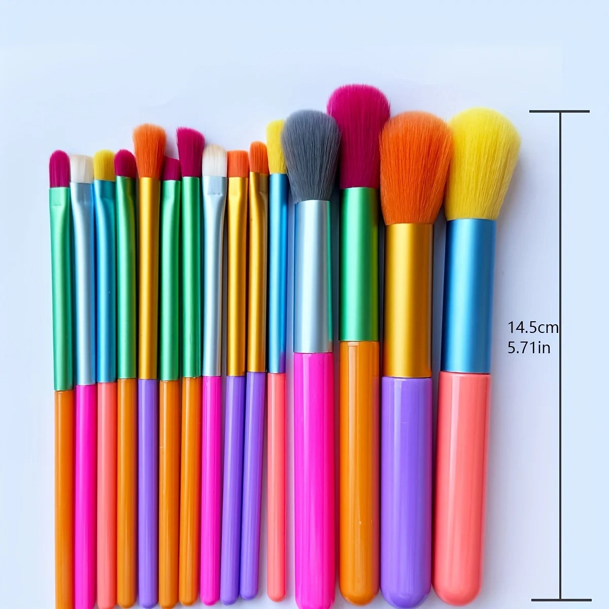 15Pcs Watercolor Makeup Brush Set | Professional Brush Set For Flawless Makeup Application - Image 5