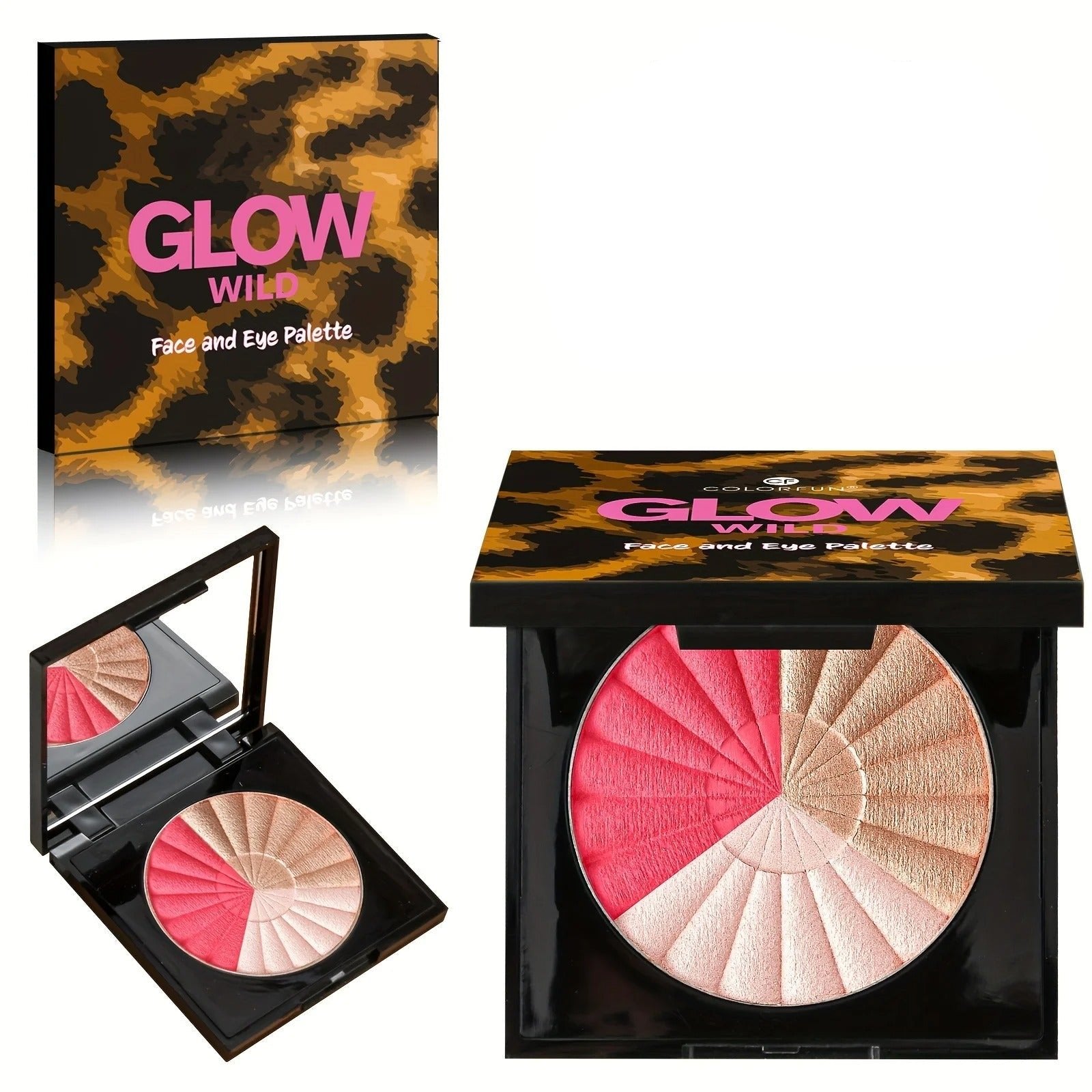 High Pigmentation Bronzer, Blush, And Highlighter Palette | Illuminating Makeup For All Skin Types - Image 3