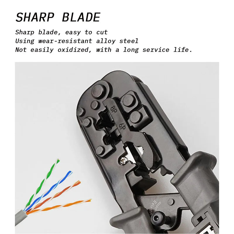 2 In 1 Network Cable Tester Crimping Tool - Image 7