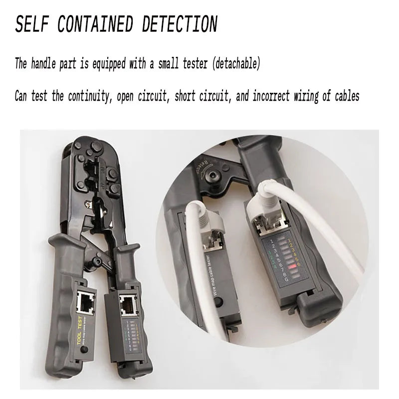 2 In 1 Network Cable Tester Crimping Tool - Image 8