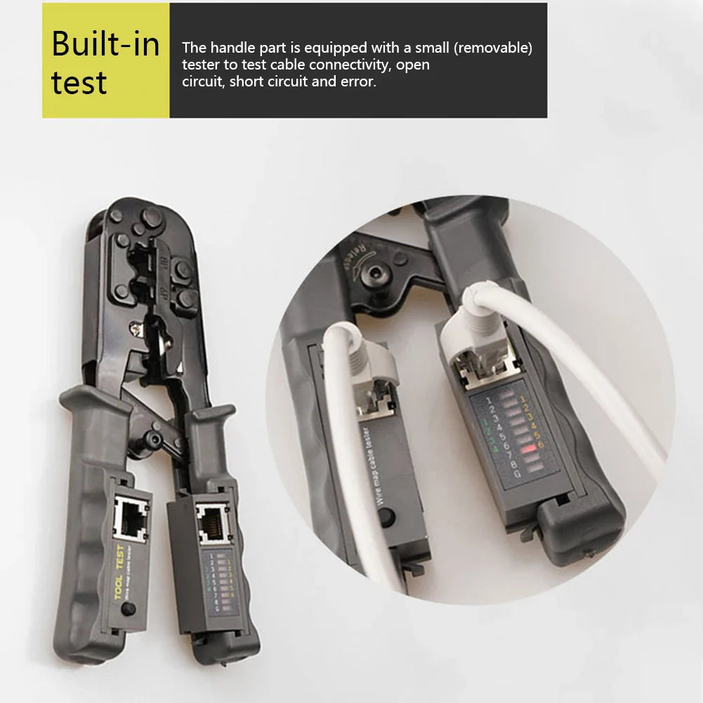 2 In 1 Network Cable Tester Crimping Tool - Image 3
