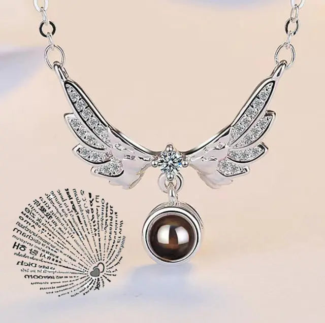 Projection Necklace 100 Languages I Love You Pendant Jewelry - Image 45