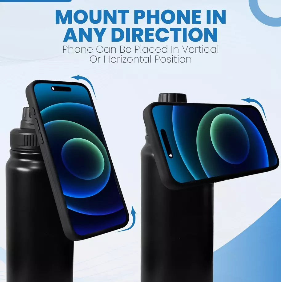 Insulated Water Bottle Magnetic Phone Holder - Image 4