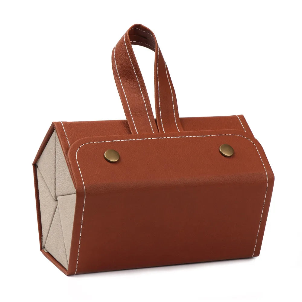 Foldable Leather Sunglasses Case - Image 6