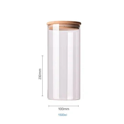 Bamboo-Covered Borosilicate Glass Food Storage Containers - Image 32
