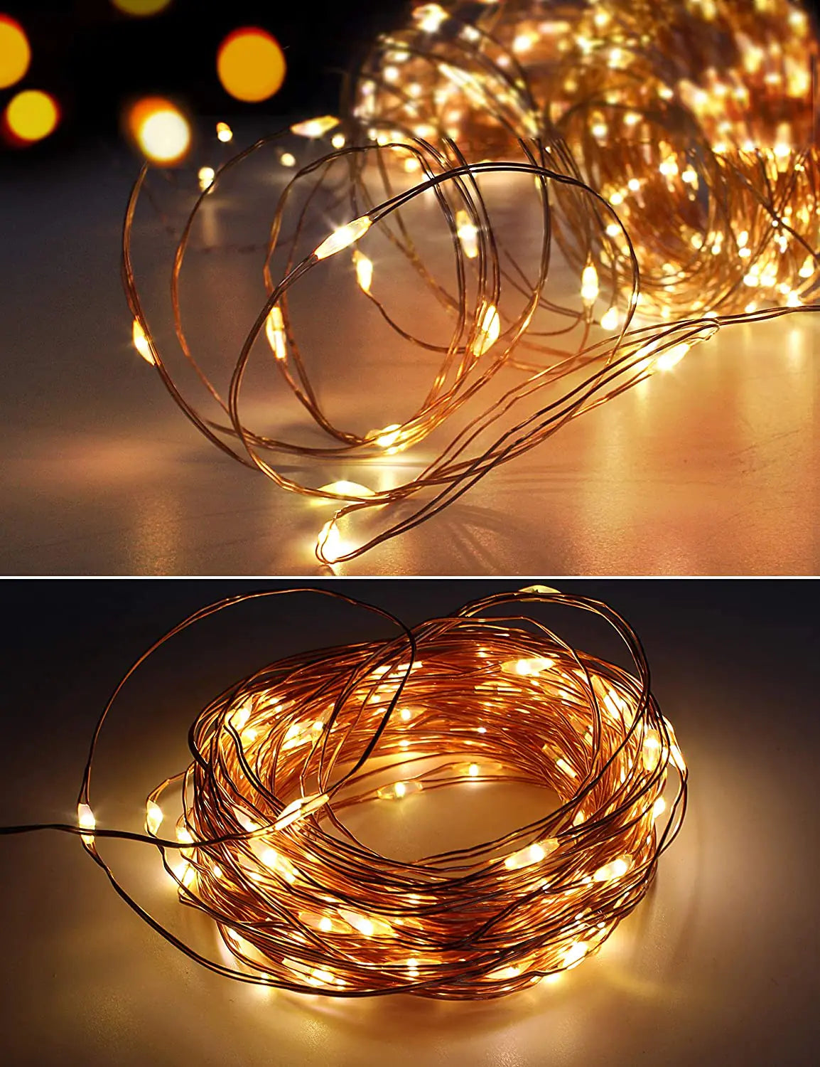 Photo Clip String Lights, 33Ft, 100 Led With Clear Clips - Image 3
