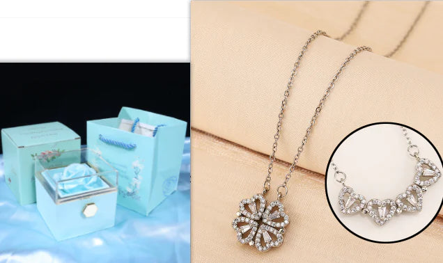 Four-Leaf Clover & Heart Necklace Gift Set - Dainty Gold Jewelry - Image 13