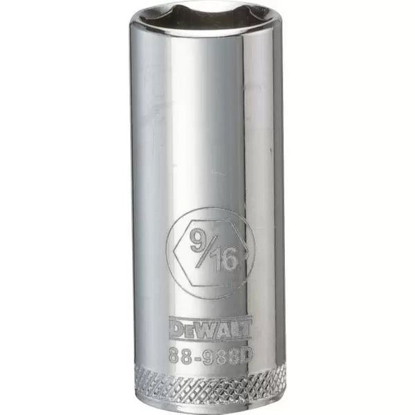 Stanley 3/8" Drive Deep Sockets (6 Point) 9/16 in