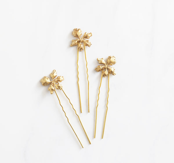 Little Blossom Hair Pins Bridal Hair Accessories Wedding Hair Sticks