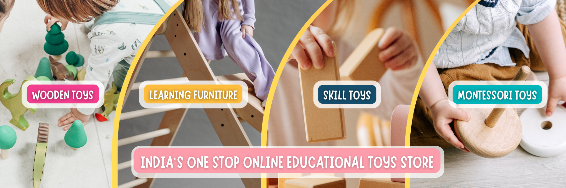 SkilloToys Brings Wooden Toys, Montessori Toys, Learning Furniture based Skill Toys for Kids