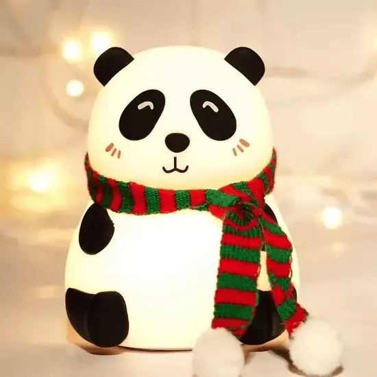 Cute Panda LED Touch Multicolor Silicon Lamp