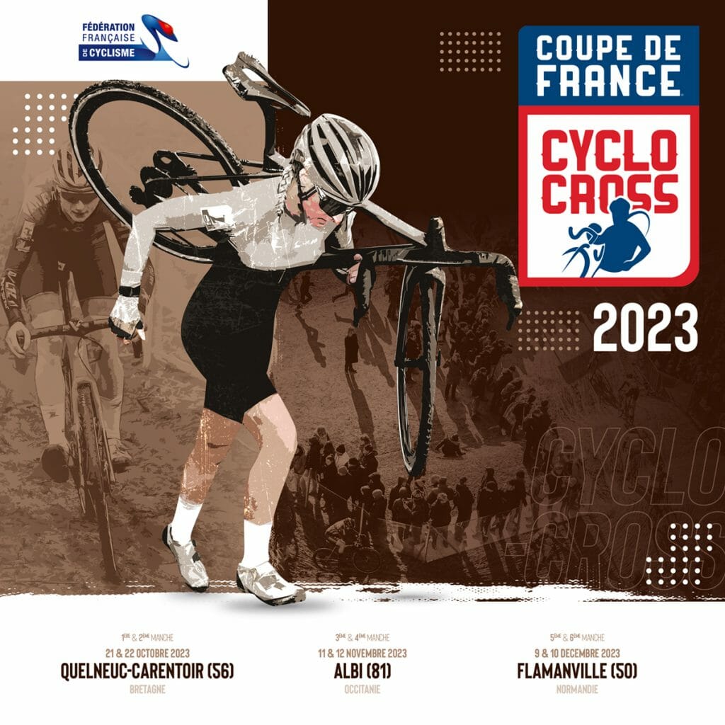 Affiche Coupe de France cyclo cross 2023