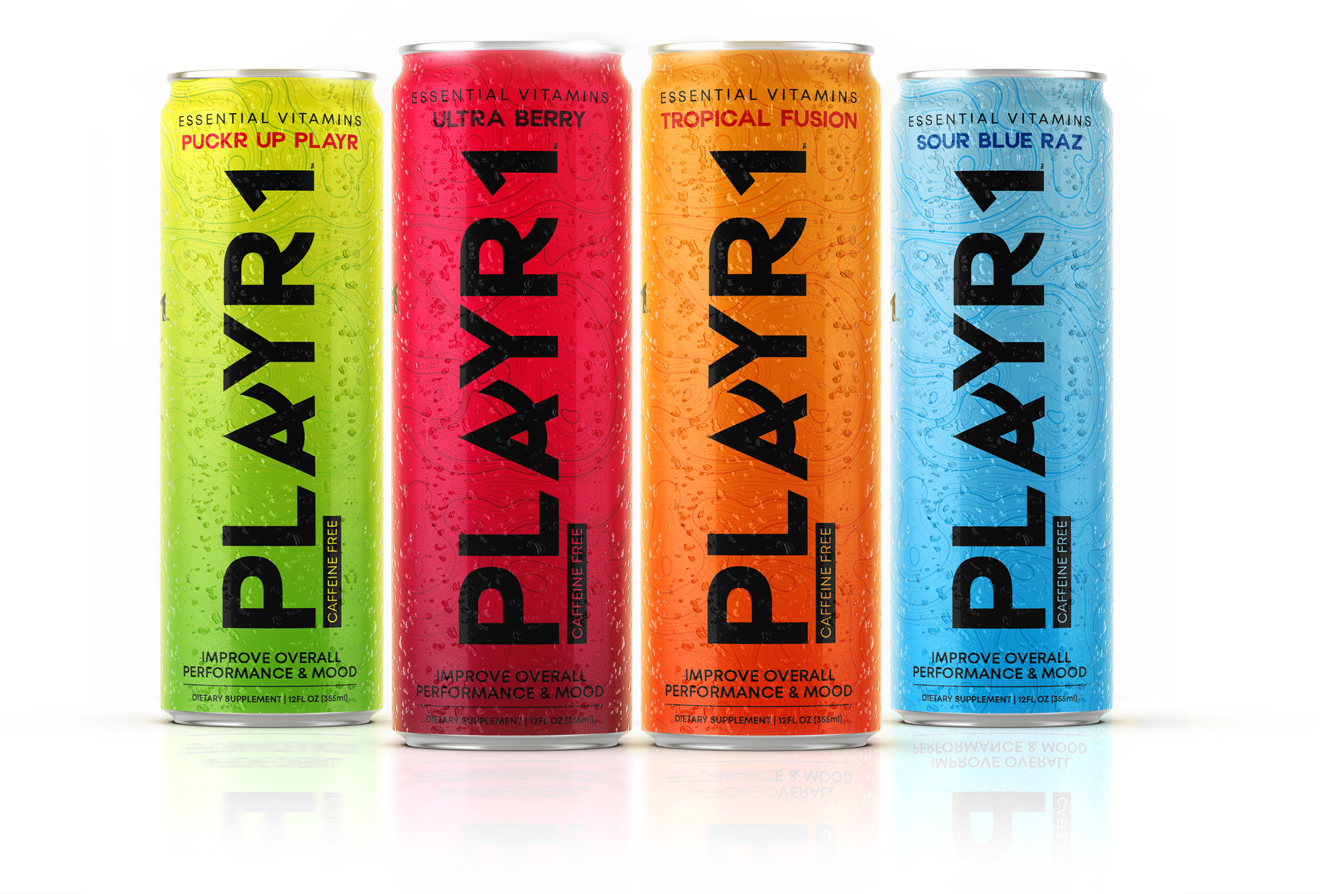 Playr1 caffeinated cans 
