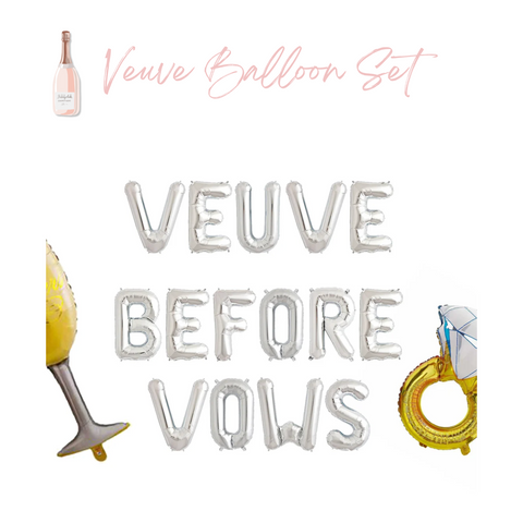 veuve Bachelorette Party Balloon Decorations