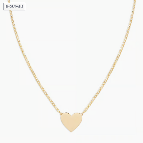 Gold Heart Necklace