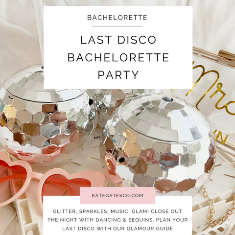 Disco Ball Straw Disco Theme Party Bachelorette Party Bar 