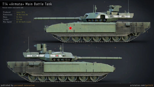 T-90 Battle Tank - Advanced Tank Blueprint – Yarrawah Interactive