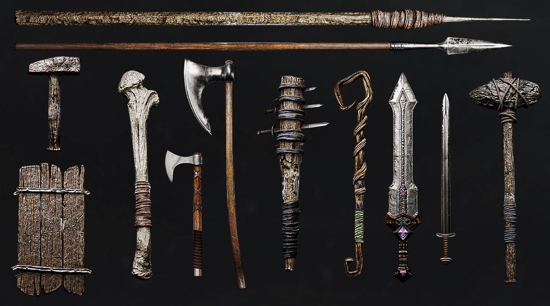 fantasy weapons and armor