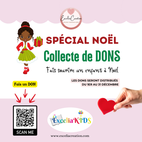 collecte de dons spécial noël