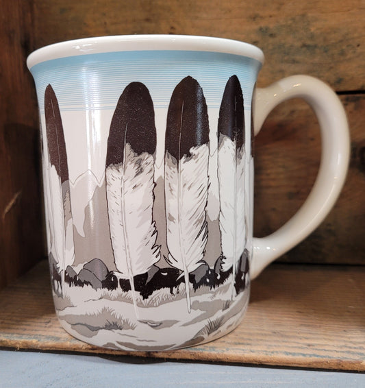 PENDLETON 12OZ HIGH DESERT CERAMIC MUG SET OF 4 - FRINGE WESTERN WEAR