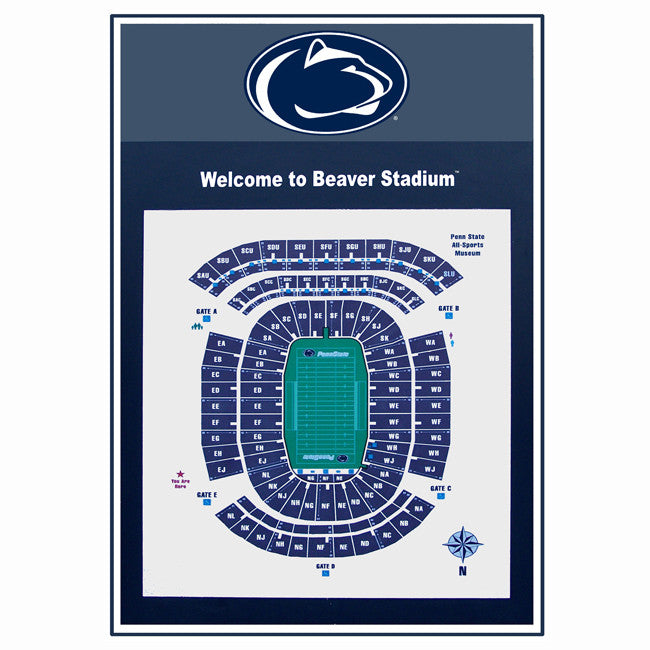 Penn State Seating Chart Football