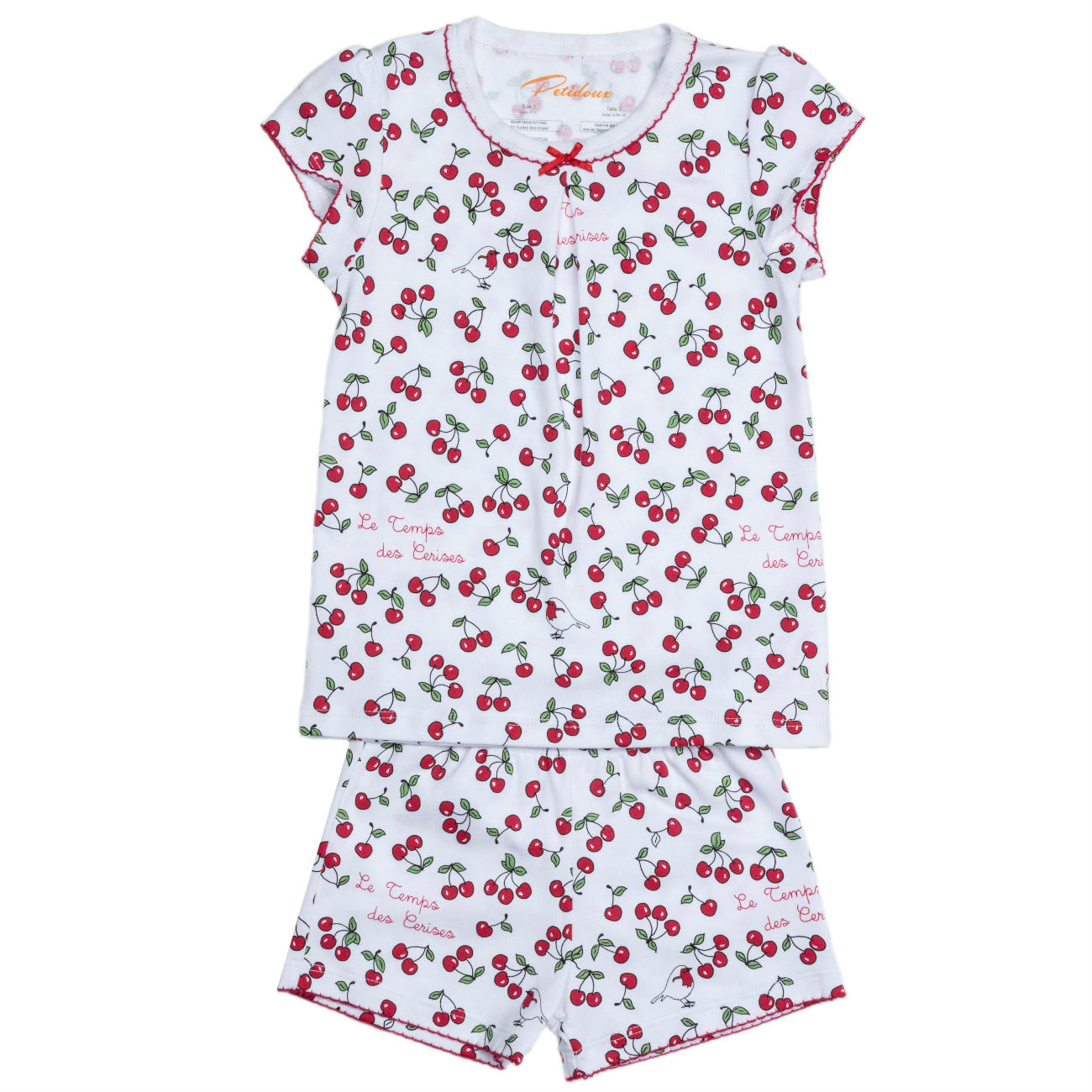 short sleeve girl pajamas