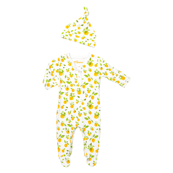 Orange Blossoms Women, Babies and Girls Pajamas - Family Pjs | Petidoux