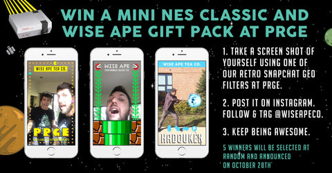 Wise Ape - Portland Retro Gaming Expo Snapchat Contest