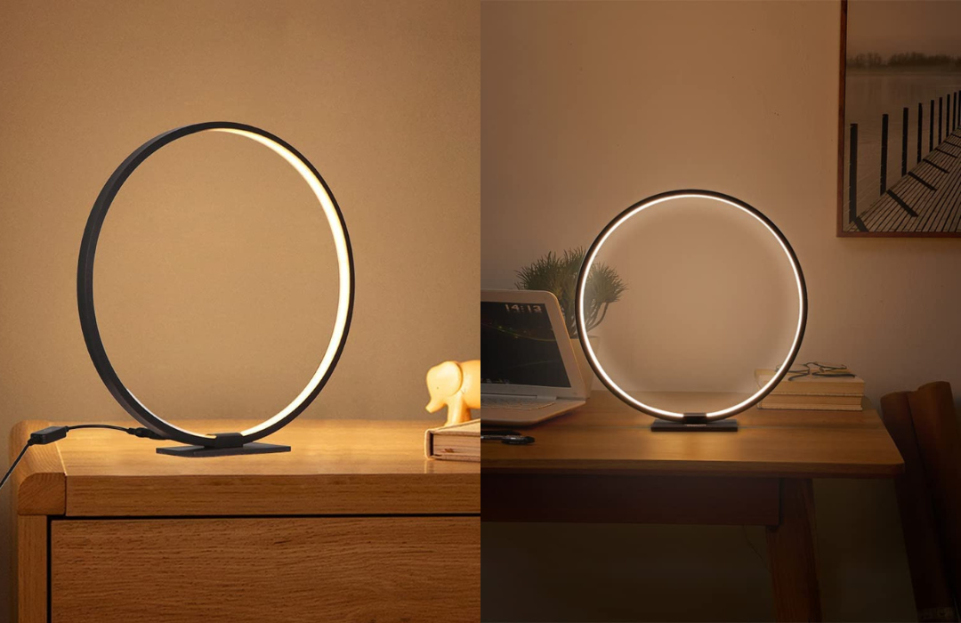 MASIVEL Modern Circle Table Lamp