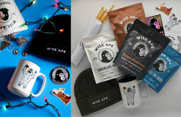 adaptogenic tea holiday gift bundle by wise ape tea