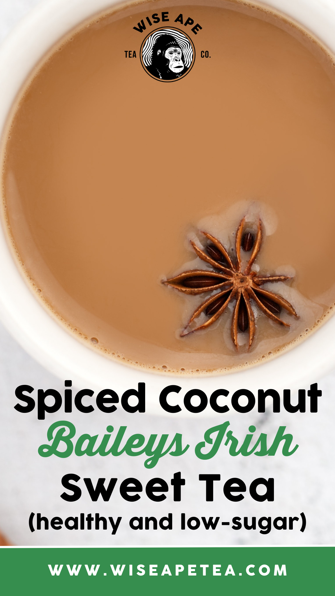 Healthier Spiced Coconut Baileys Irish Sweet Tea Recipe