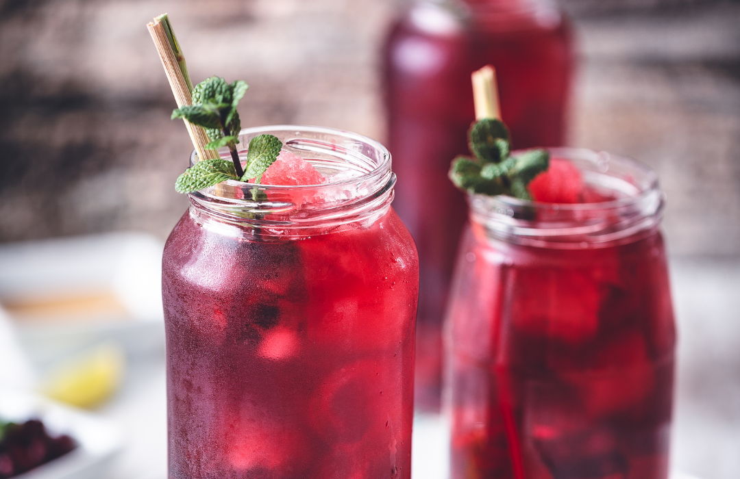 Hibiscus Iced Tea Sparkler