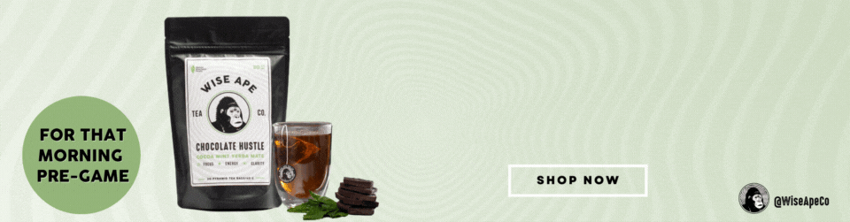 chocolate hustle yerba mate and adaptogenic herbs brain tea blend
