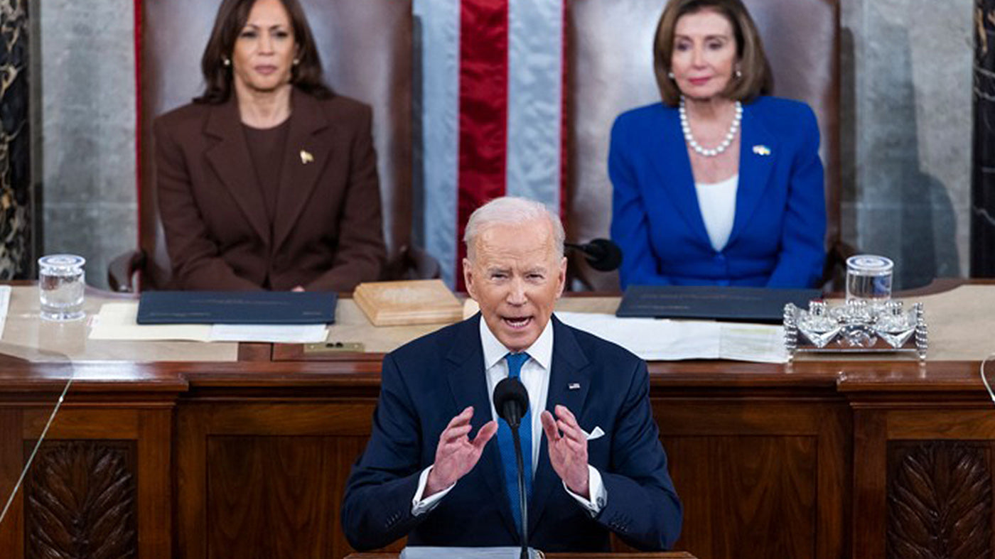 President Biden discussing burn pits at the 2022 State of the Union Address.