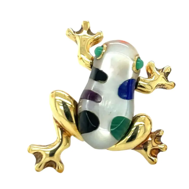 Vintage A. Grossbardt Frog Brooch – Certified Jewelers