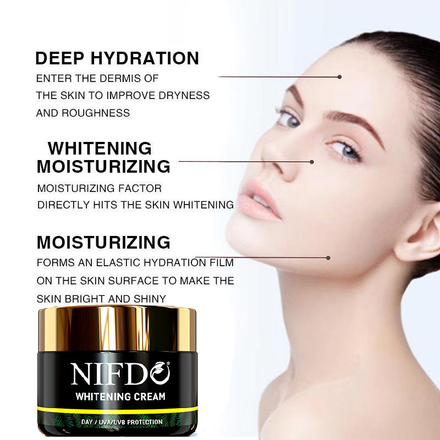 Nifdo Day Whitening Cream in Pakistan, Face Whitening Day Cream in Pakistan with sunscreen UVA/UVB protection