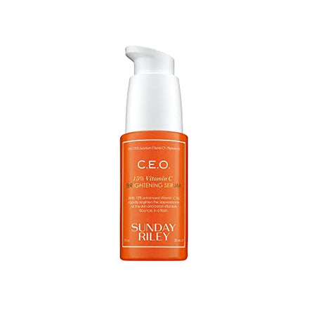 Sunday Riley C.E.O. 15% Vitamin C Brightening Serum, Orange