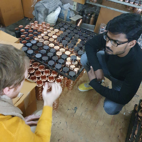 Copper bottles